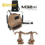 EARMOR M32{X}-MOD4 Tactical Headset Electronic Noise Reduction Amplifying Pickup Communication for RAC Rails