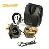 EARMOR M32X-Mark3 MilPro RAC Headset Military Standard Hearing Protection - Foliage Green