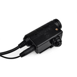 EARMOR M52 Tactical Headset PTT Adapter for ICOM Radio with Finger Button