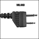 EARMOR M52 Tactical Headset PTT Adapter for Yaesu Radio with Finger Button