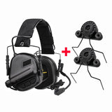 EARMOR M32 MOD4 Tactical Headset & Exfil Helmet Rail Adapter Set 6 Color