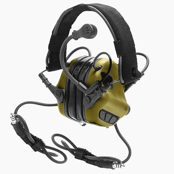 EARMOR Dual Comm Headset M32-Mark3 MilPro Military Standard - Foliage Green