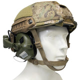 EARMOR M31X-Mark3 MilPro RAC Tactical Headset Military Standard Electronic Hearing - Foliage Green