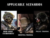 FCS AMP Headset Military Standard Pickup Noise Reduction Communication Headphone