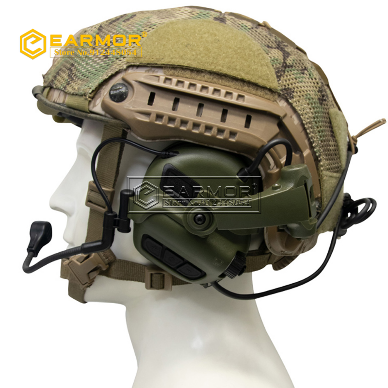 EARMOR M32X-Mark3 MilPro RAC Headset Military Standard Hearing ...