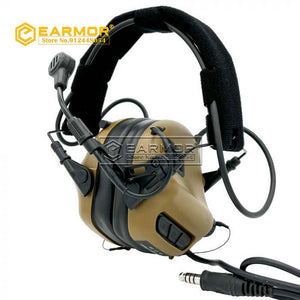 EARMOR M32-Mark3 MilPro Headset Military Standard Hearing Protector- Cadet Greyn