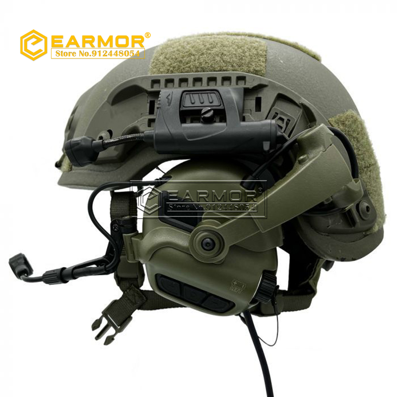 EARMOR M32X-Mark3 MilPro Military Standard RAC Headset - Coyote Brown ...