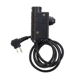 EARMOR M52 Tactical Headset PTT Adapter for Motorola 2-Way Radio with Finger Button
